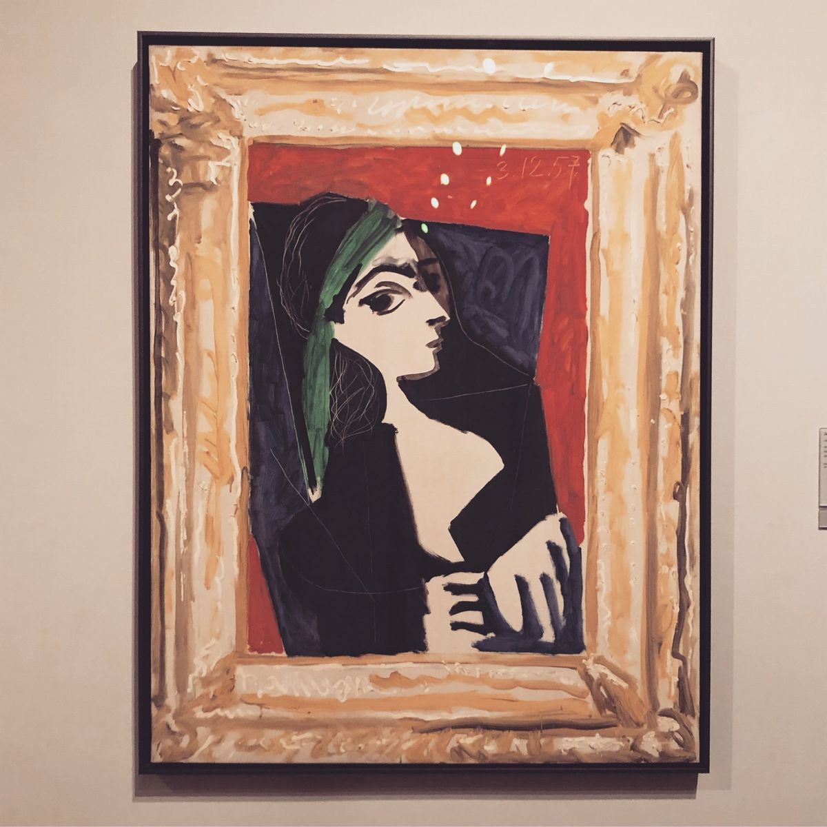 2019年スペイン芸術の旅　2日目。
ピカソ美術館。ジャクリーヌの絵好...