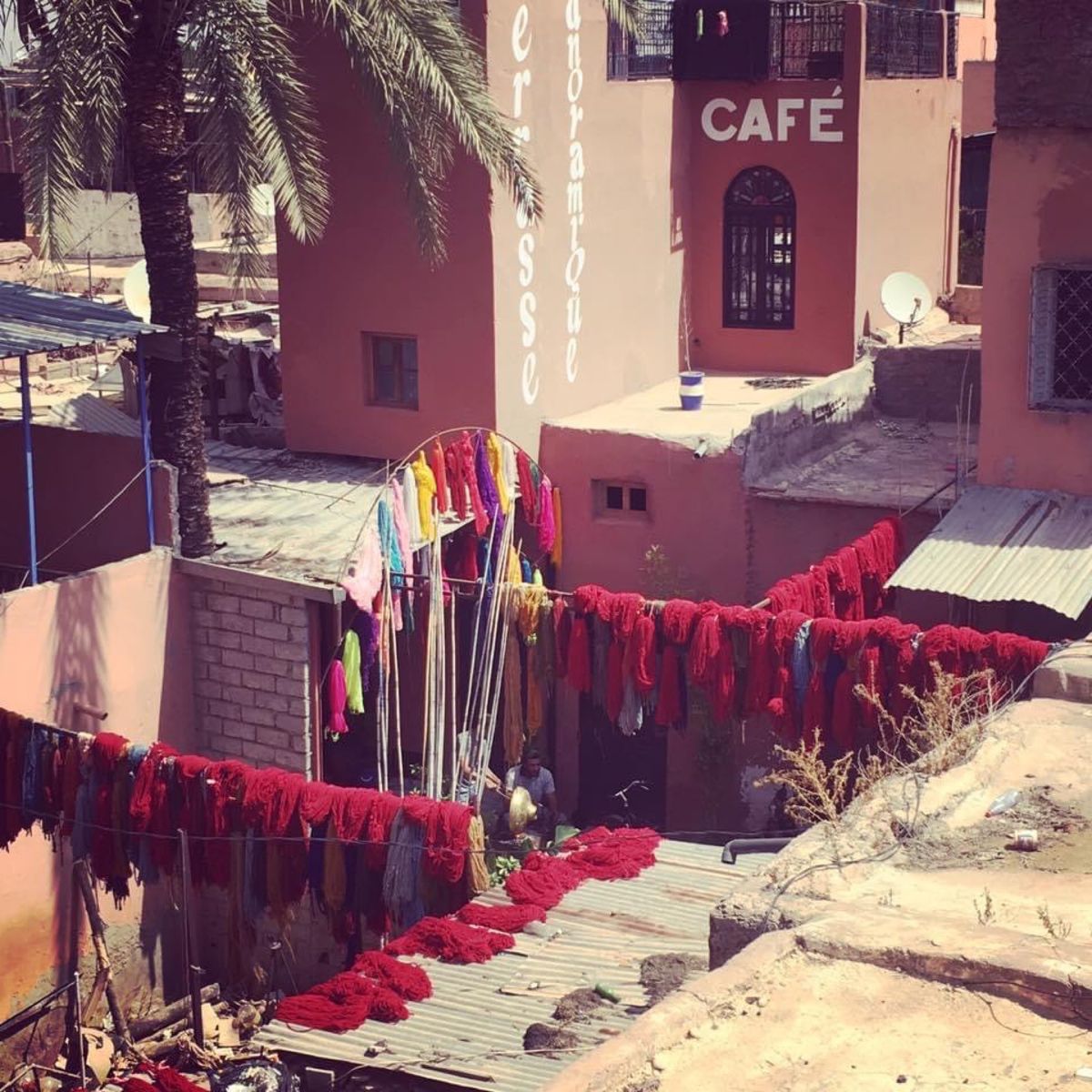 2016モロッコ🇲🇦マラケシュ
色のある場所が大好き。染色のスーク探してた...