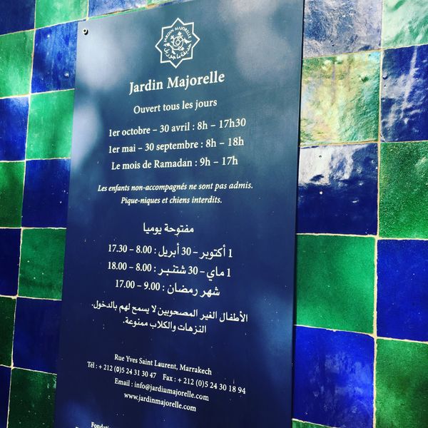 モロッコ・マラケシュ「2016年芸術の旅②」の写真：2016年モロッコ🇲🇦マラケシュ。イヴ...