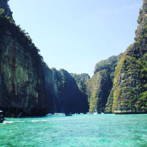 2013年タイ🇹🇭プーケット。「The Beach」が撮影されたピヒ...
