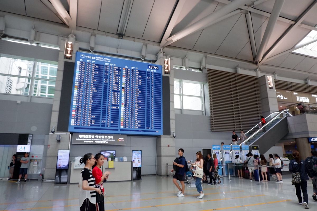 さよなら韓国。
仁川空港は綺麗ですよね