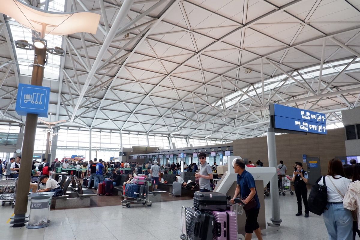 さよなら韓国。
仁川空港は綺麗ですよね