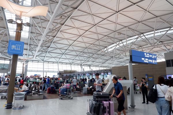 大韓民国 (韓国)・ソウル「ソウルひとり旅」の写真：さよなら韓国。
仁川空港は綺麗ですよね