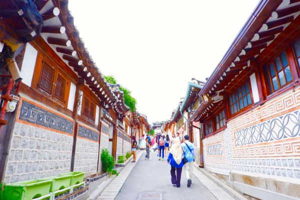 大韓民国 (韓国)・ソウル「ソウルひとり旅」の写真：定番の北村韓屋村