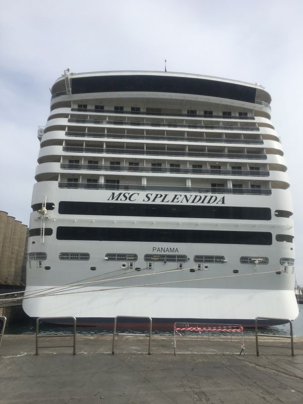 イタリア・ジェノバ「地中海クルーズの旅　ジェノバ」の写真：避難訓練がありました