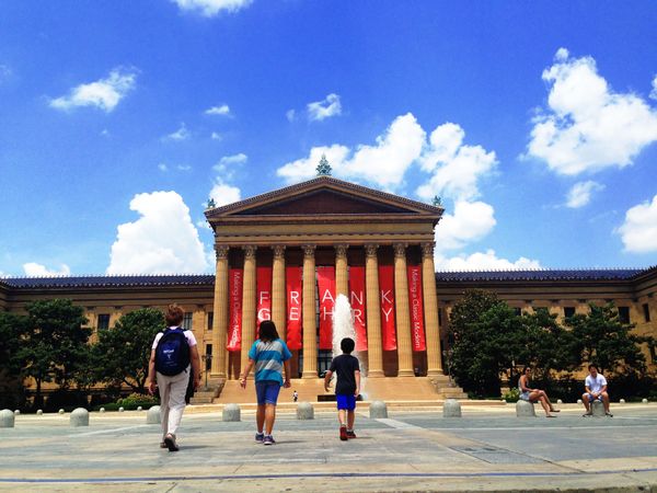 アメリカ(米国)・フィラデルフィア「Trip to Philly」の写真：フィラデルフィア美術館とイースタン州立刑務所