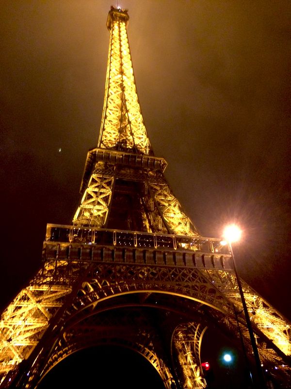 フランス・パリ「2度目のフランス」の写真：夜のエッフェル塔