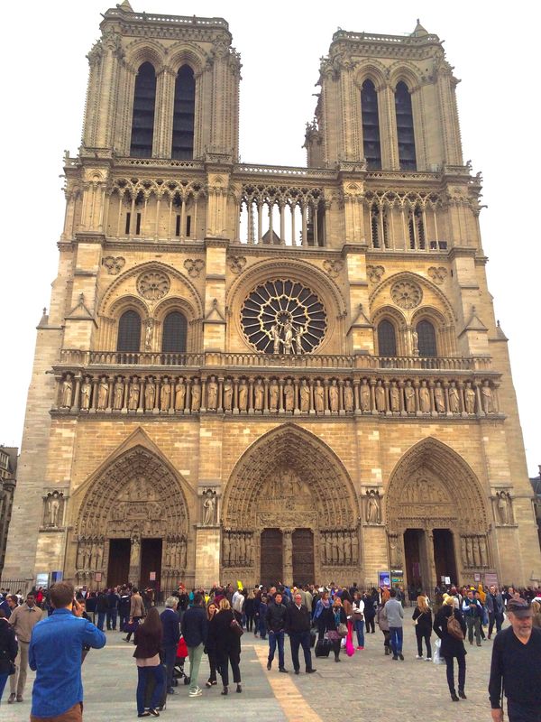 フランス・パリ「2度目のフランス」の写真：ノートルダム大聖堂
火事の前😢
