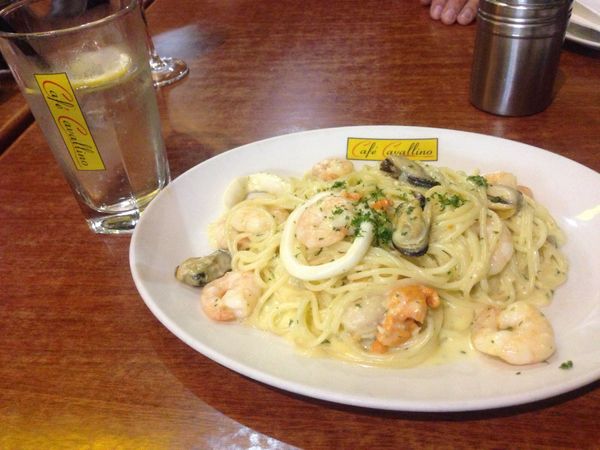 オーストラリア連邦・メルボルン「メルボルン」の写真：イタリアン街でのイタリアン料理
本場なら...