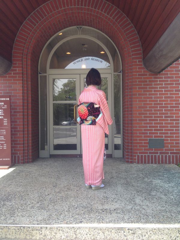 日本「okayama」の写真：この日も着物を着て楽しみました