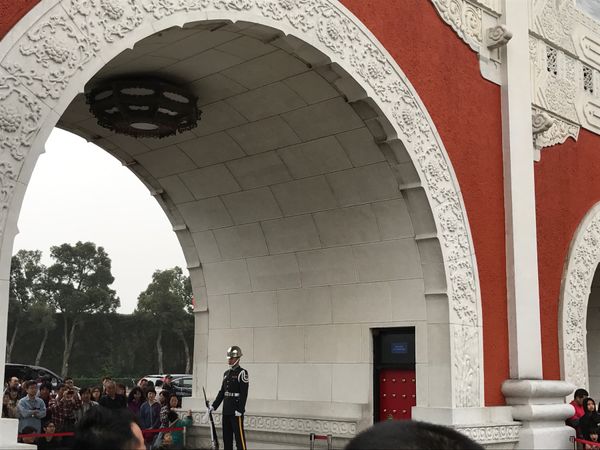 台湾「台湾」の写真：軍隊の練習風景も見ました