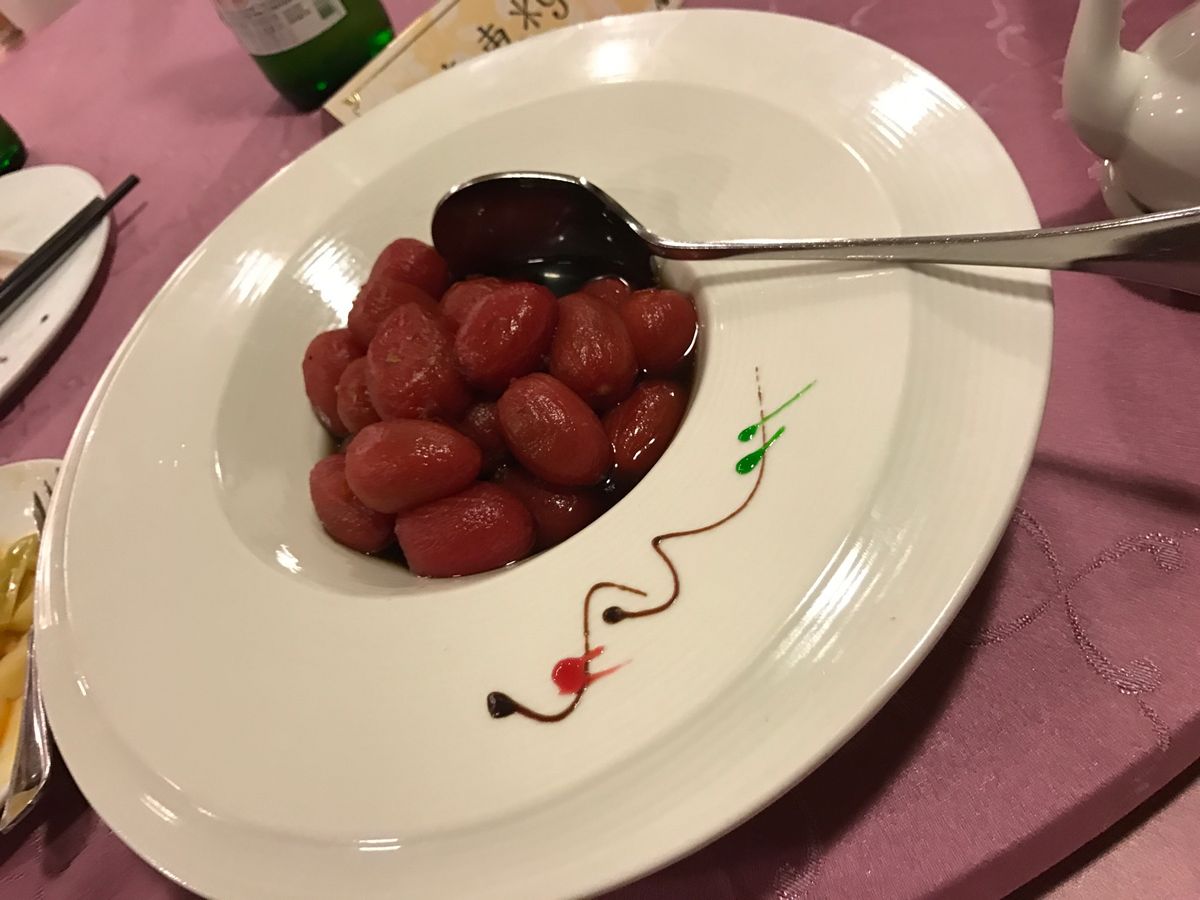 ホテルのお夕食