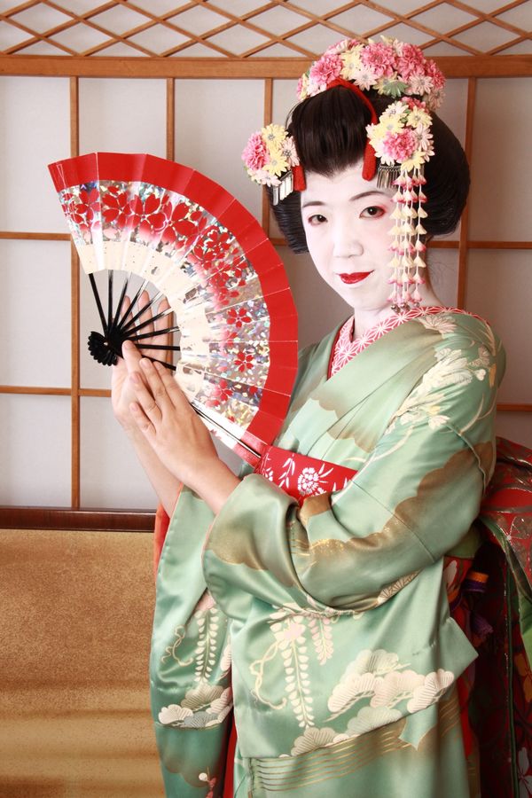 日本「関西」の写真：携帯でも記念に写してもらいました