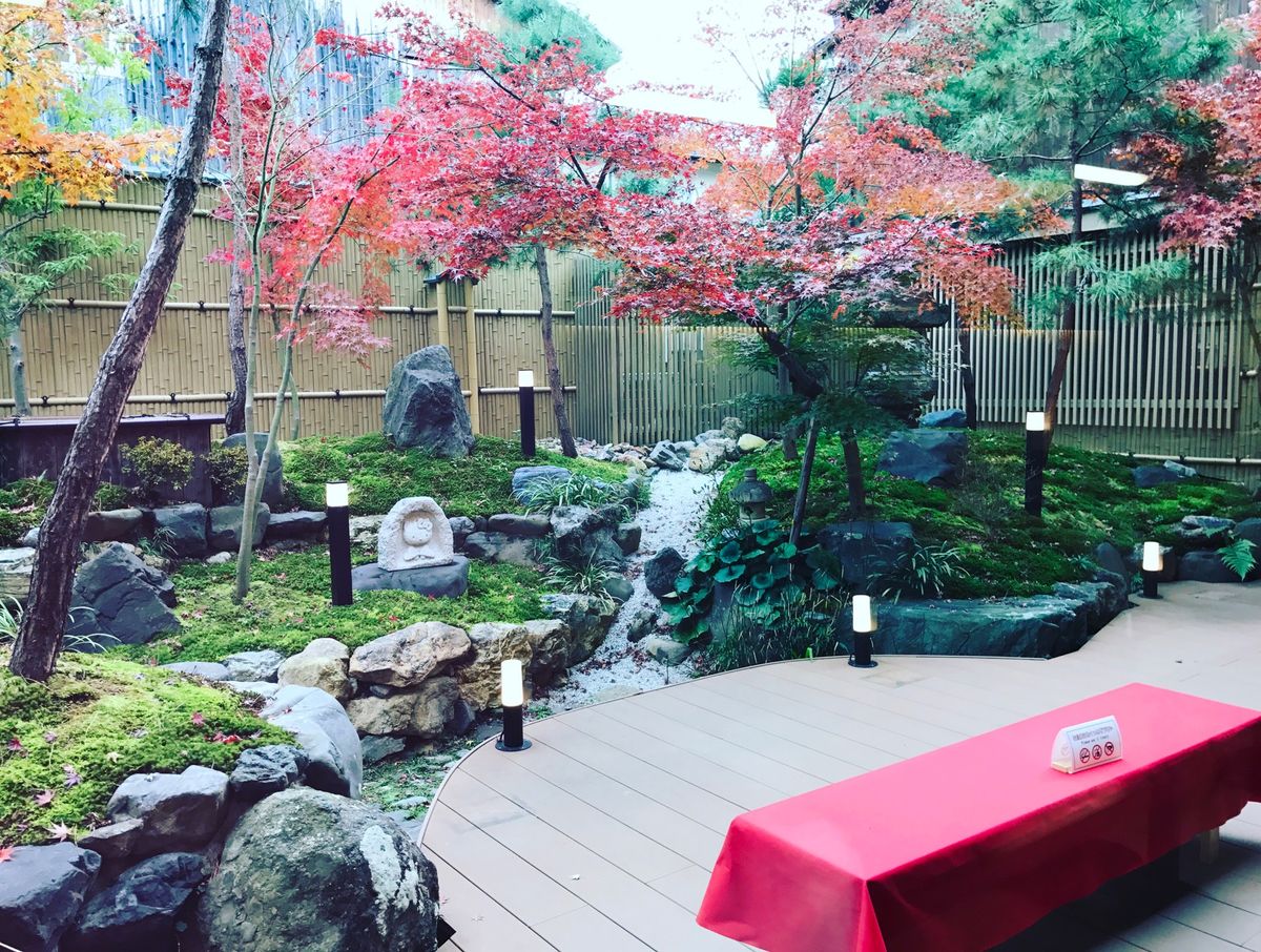 お庭もとっても可愛い💕