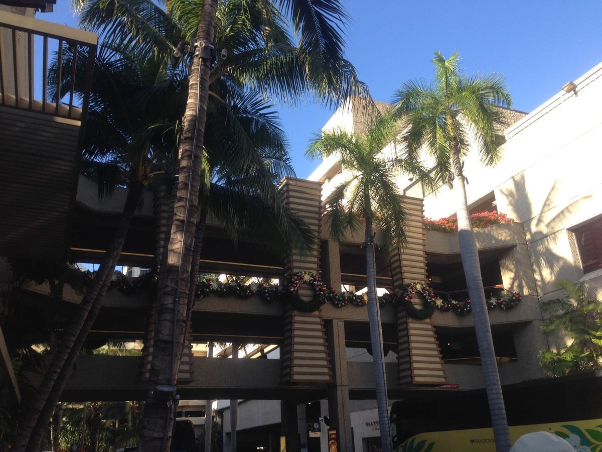 ロイヤルハワイアンセンター広くてビックリ‼️