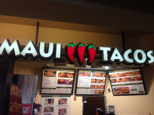 アメリカ(米国)「ハワイ」の写真：最初のお食事はメキシカン！
母は初体験！