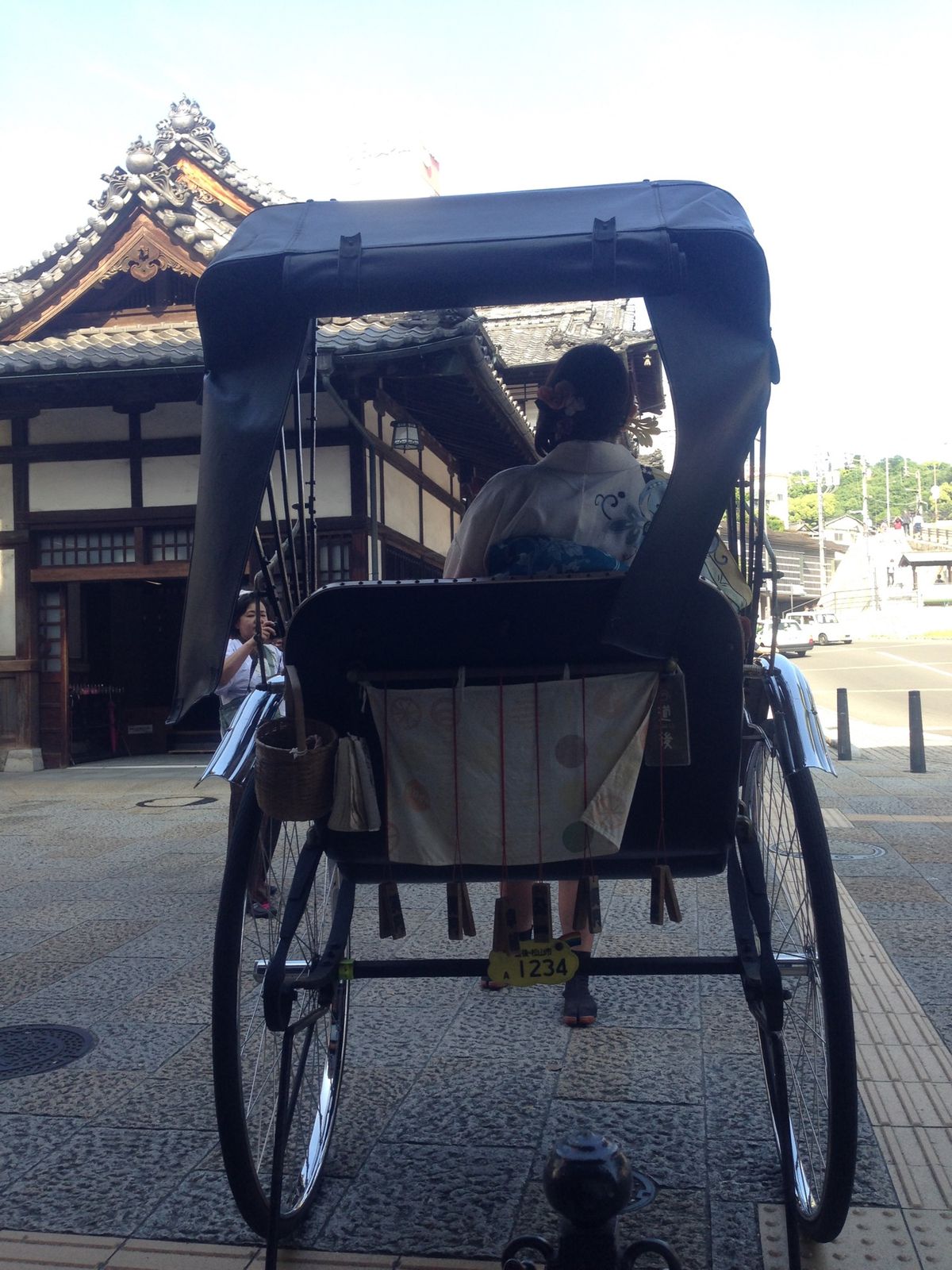 最後に人力車にも乗って楽しい撮影会は無事に終わりました❣️