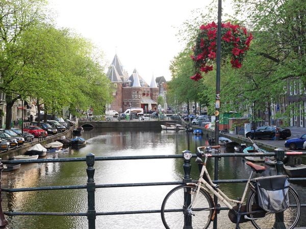 オランダ・アムステルダム「オランダ旅行」の写真：アムステルダムで自転車に乗ってる人めっち...