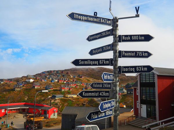 グリーンランド・グリーンランド「グリーンランド　流氷とオーロラの待つ圧巻の大自然へ」の写真：タシーラクの町を探索
タシーラクはグリー...