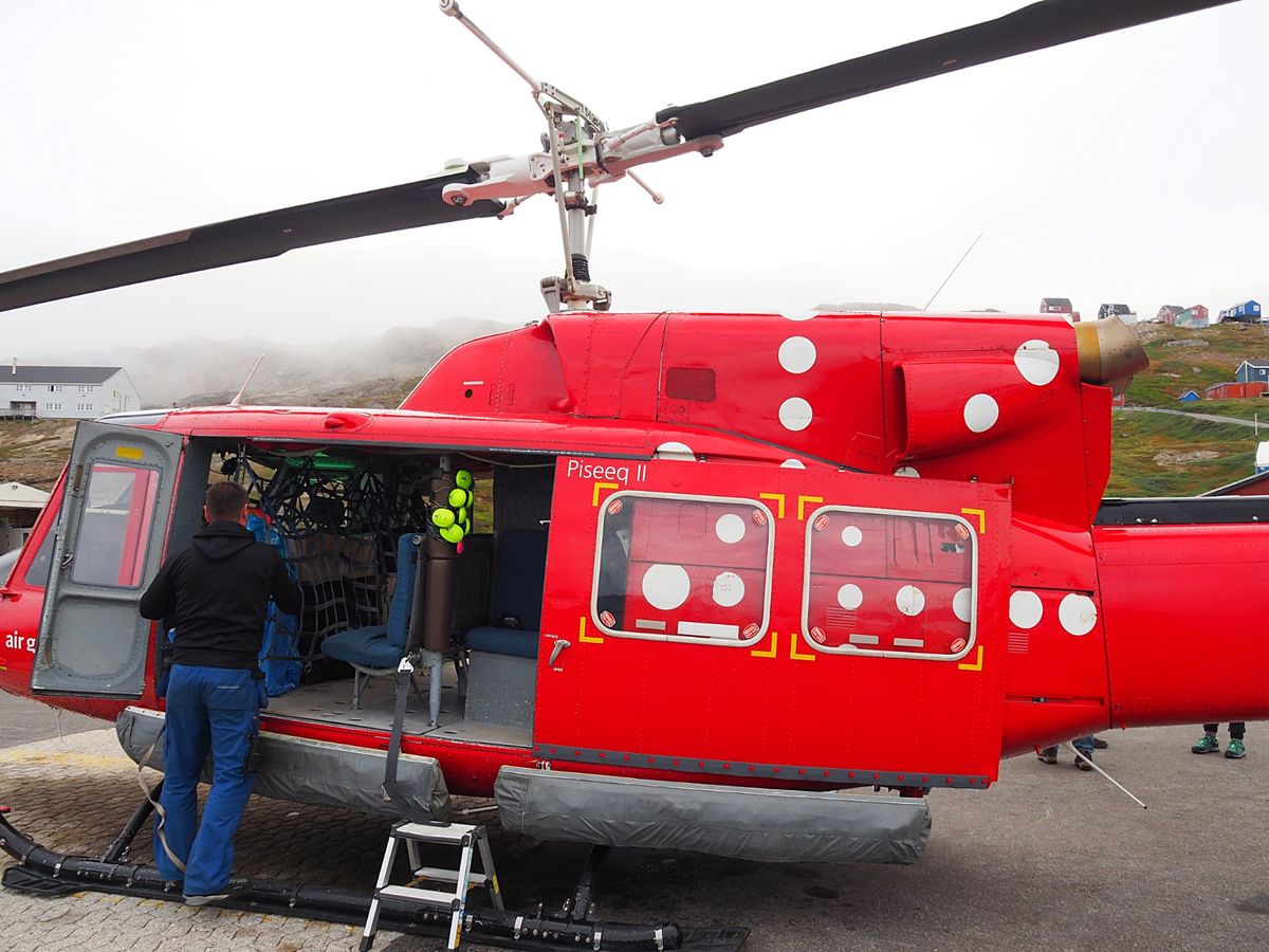 クルスクのヘリポートからタシーラクへ
タシーラクまでの距離は30km弱、ヘ...