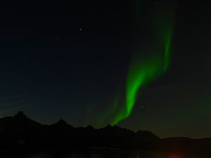 タシーラク最初の夜
グリーンランドでの最初のオーロラ。
その前にカナダで見...