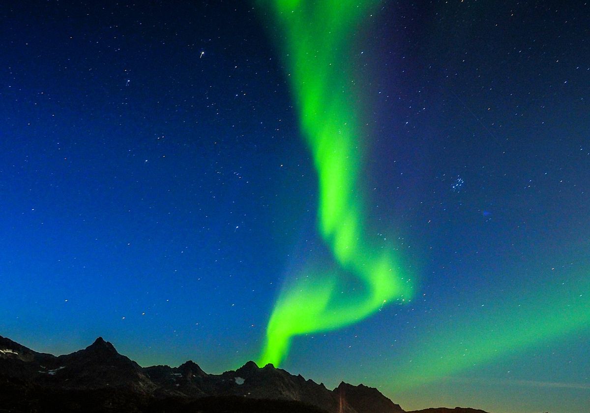 タシーラク最初の夜
グリーンランドでの最初のオーロラ。
その前にカナダで見...