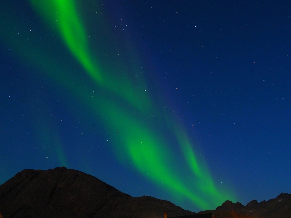 タシーラク最初の夜
グリーンランドでの最初のオーロラ。
その前にカナダで見...