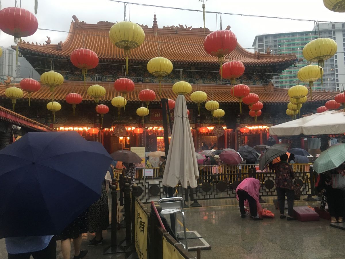 黄大仙。
雨ですが、とっても良かった！
また行きたいです。