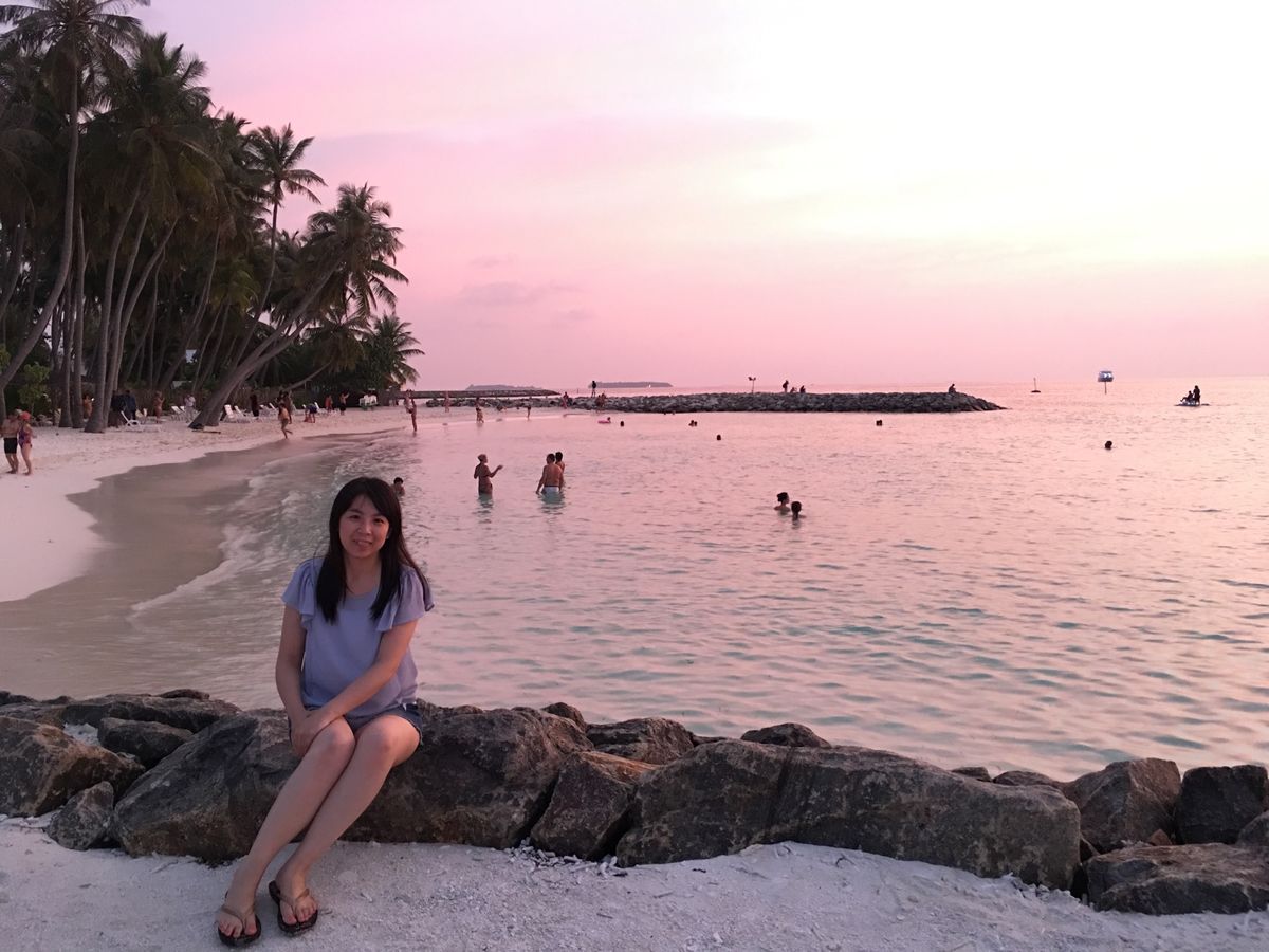 ローカル島Mafusi。唯一水着👙を着れるビーチ！