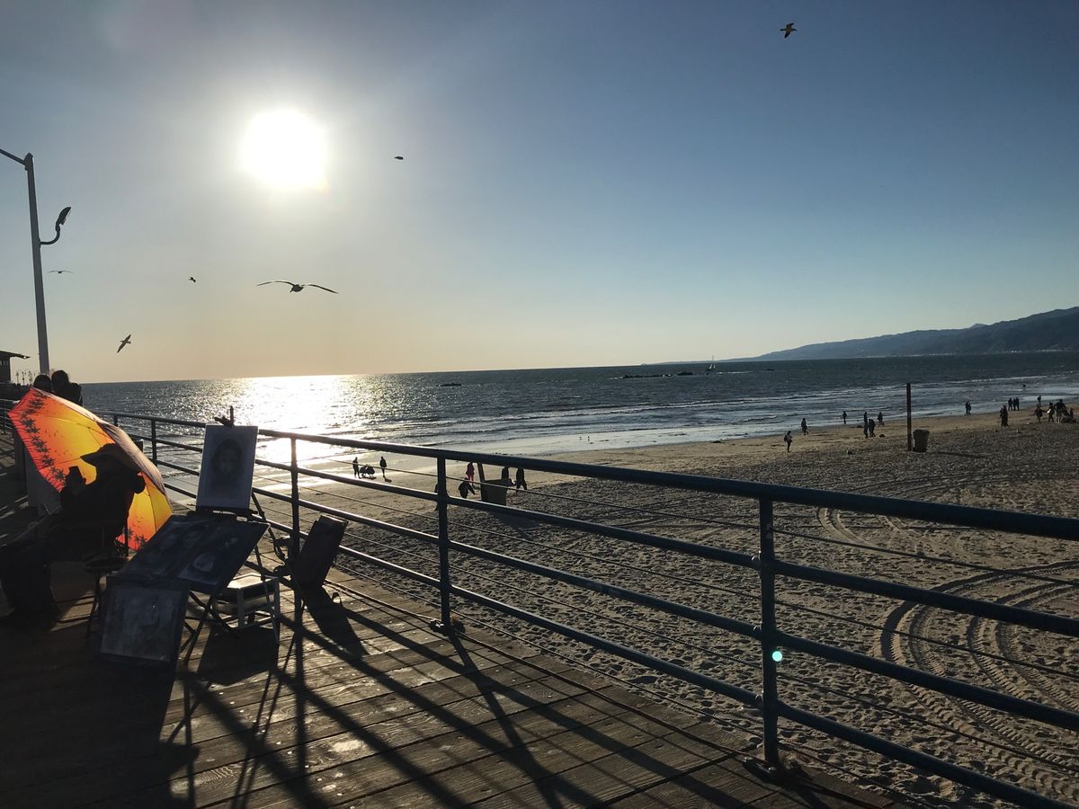 とっても綺麗なビーチに見惚れてました