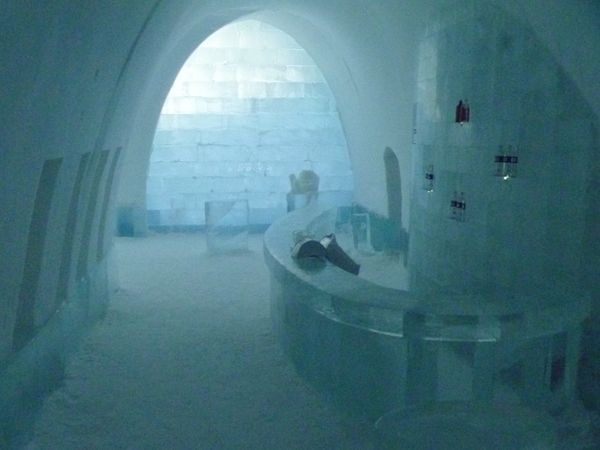 スウェーデン・キールナ「オーロラ旅」の写真：キールナの近くには、あのアイスホテルがあ...