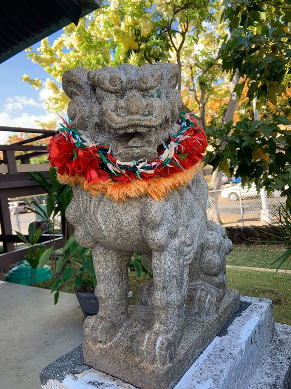 アメリカ(米国)・ハワイ「✈︎2019ハワイ結婚式・ハネムーン🇺🇸」の写真：🚌ハワイ出雲大社.
お参りをして、御朱印...