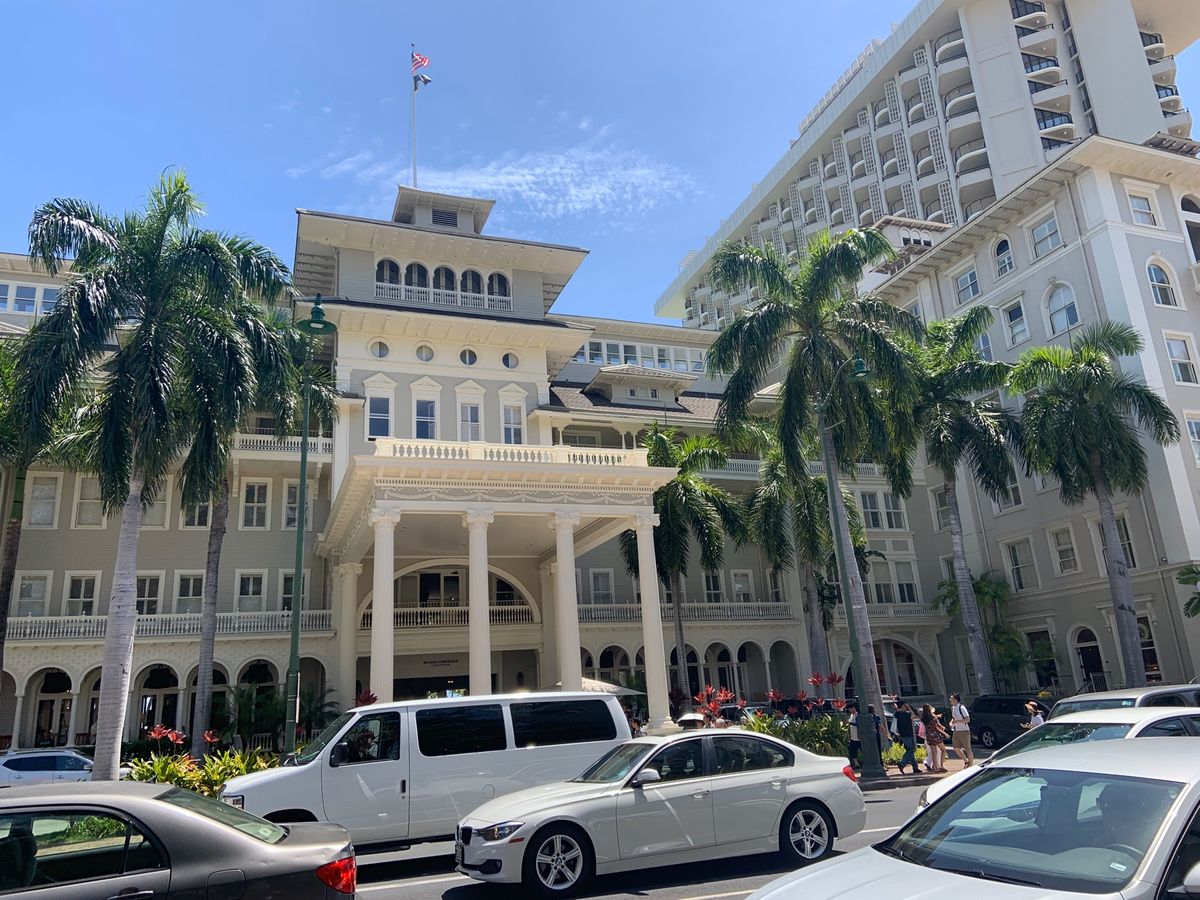 🏨2〜5泊目　モアナサーフライダー.
ここに泊まるのも夢だった♡また泊まり...