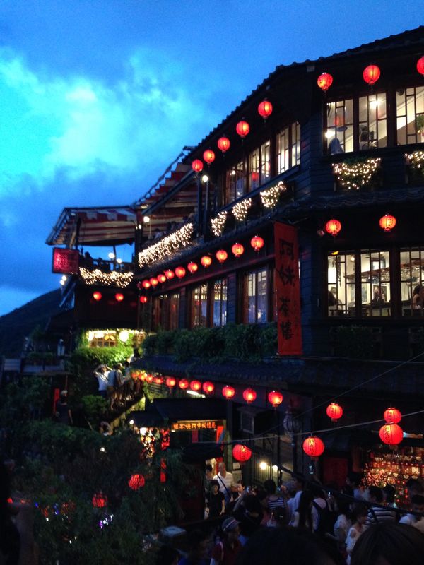 台湾・台北「初めての台湾」の写真：九份。
台北から電車とバスを乗り継いで行...