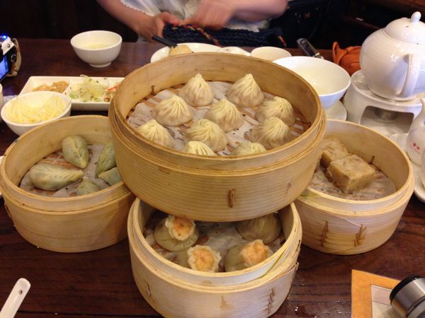 台湾・台北「初めての台湾」の写真：點水樓で、飲茶のオーダーバイキングしまし...
