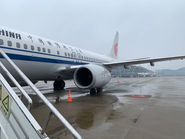 中国・上海浦東国際空港「中国トランジット」の写真