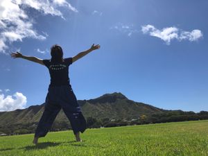 翌日も良い天気☀️
カピオラニ公園でピクニック♪