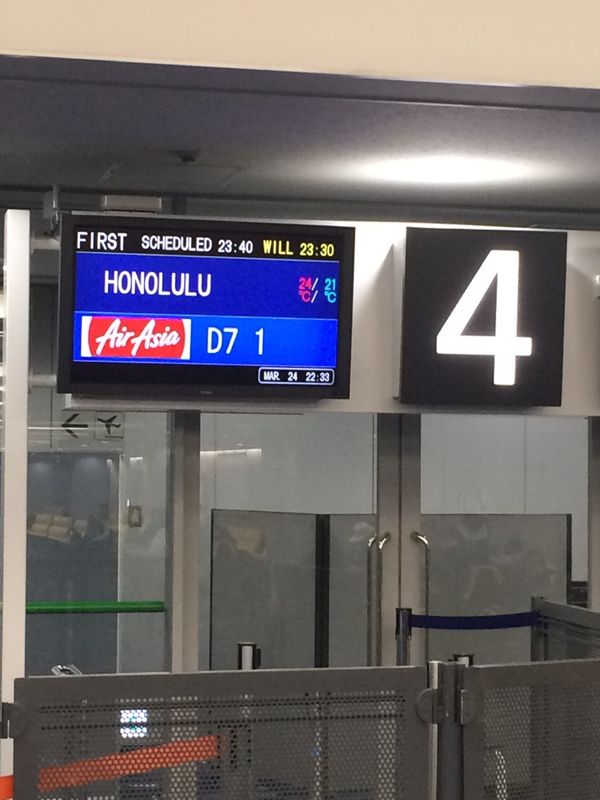 アメリカ(米国)・ホノルル「3世代ハワイ旅行2019」の写真：初めてのLCC✈️
口コミで寒いとか書い...