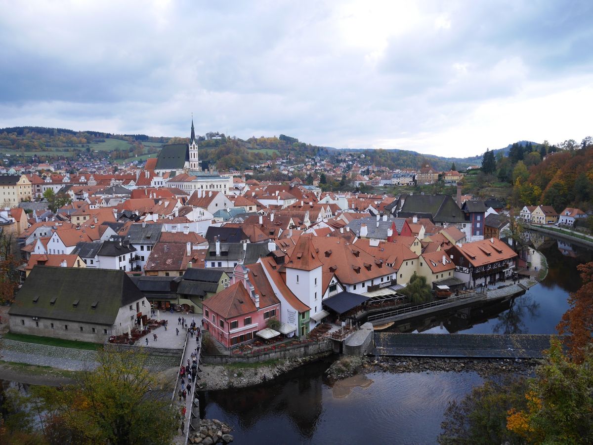 チェスキークルムロフ！
ずっと行きたかったところです！
結構体力勝負！