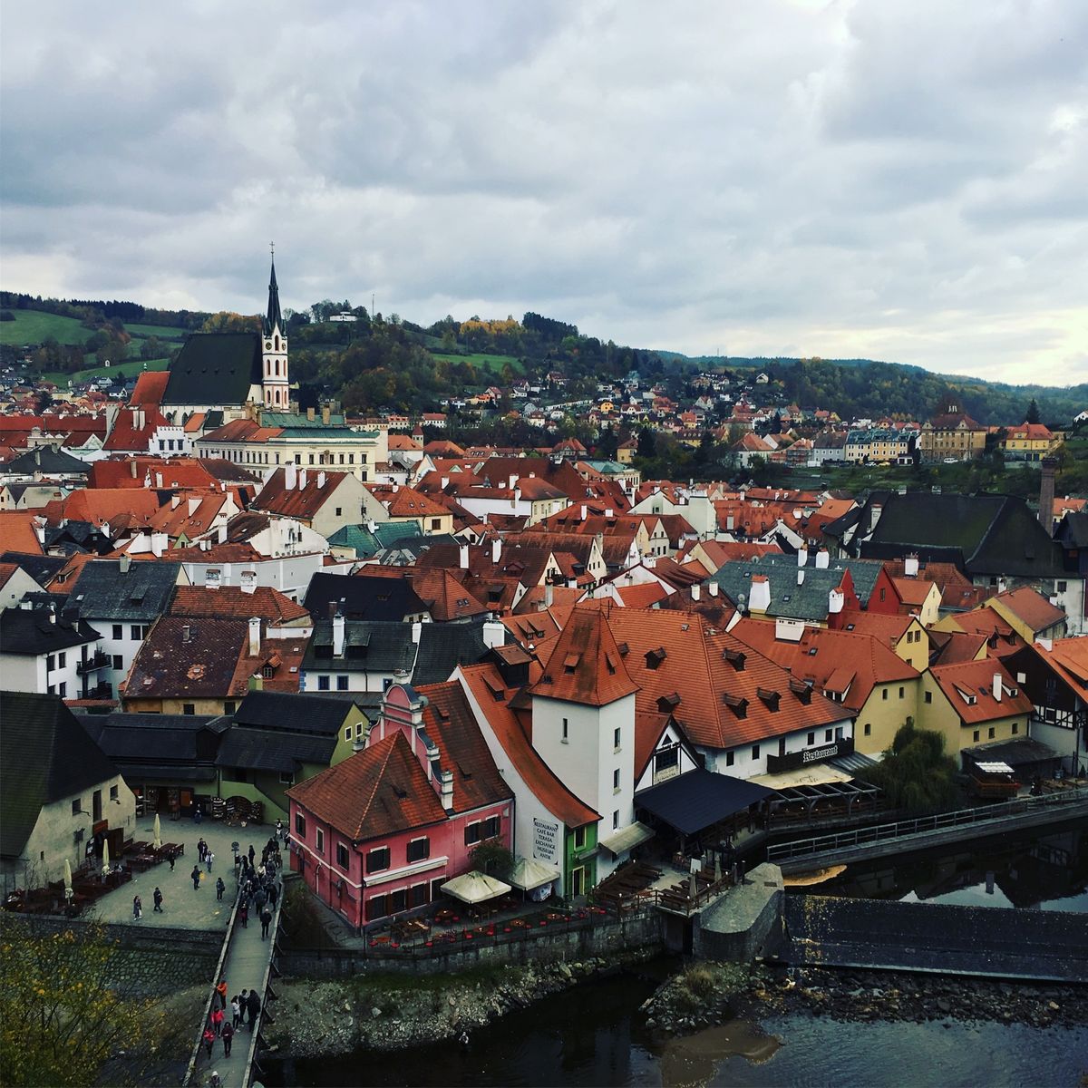 チェスキークルムロフ。
