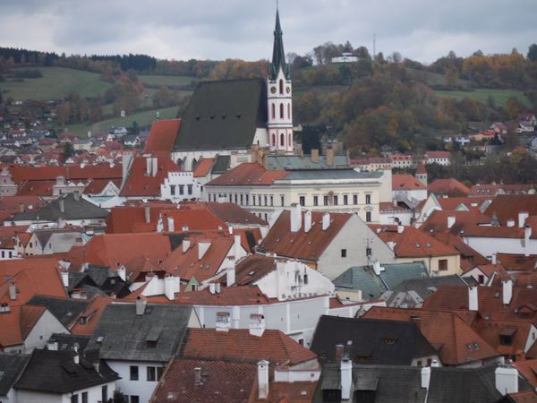 チェコ共和国「中欧ヨーロッパ４ヵ国の旅（チェコ編）」の写真：チェスキークルムロフ。
