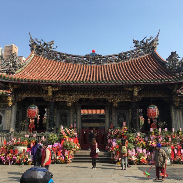 台湾・台北「記念の台湾旅行」の写真：龍山寺。