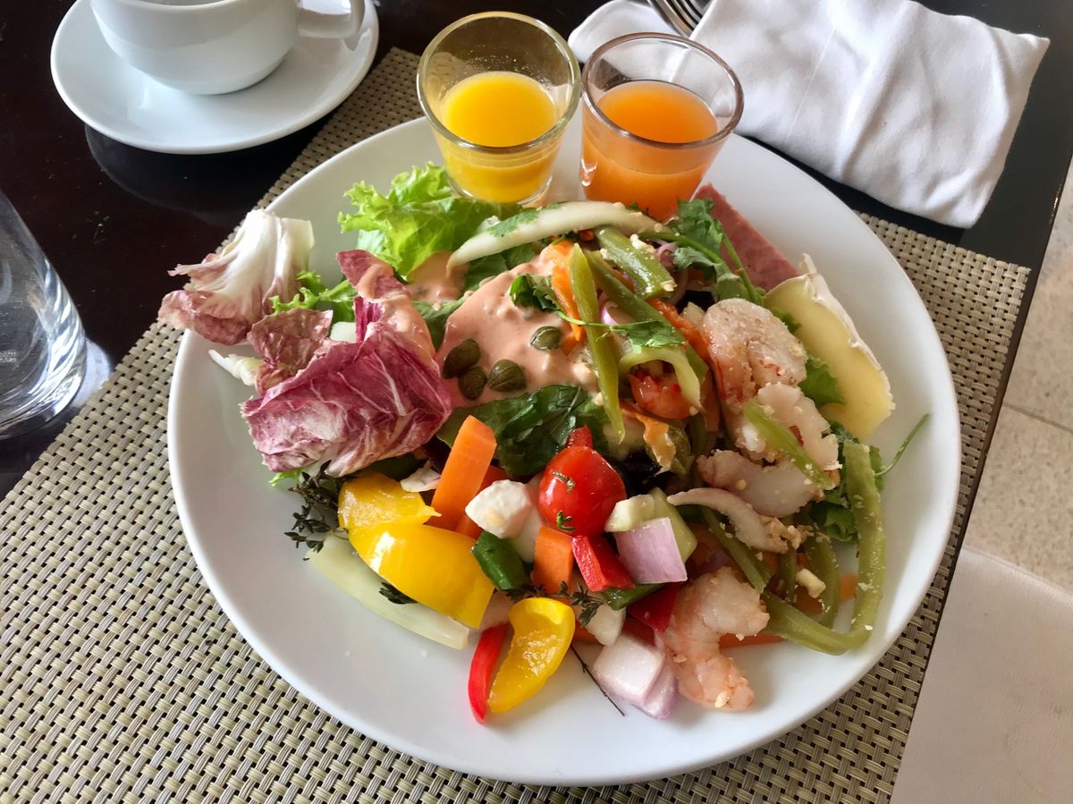 インターコンチネンタル ハノイウェストレイクの朝食

宿泊客はそれほど多く...