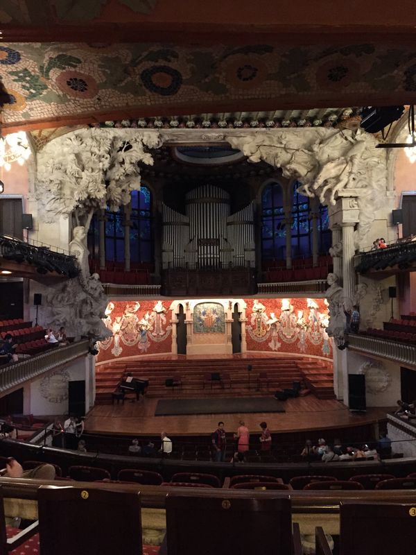 スペイン・バルセロナ「バルセロナ個人旅行5泊7日」の写真：DAY3
カタルーニャ音楽堂にて事前にチ...