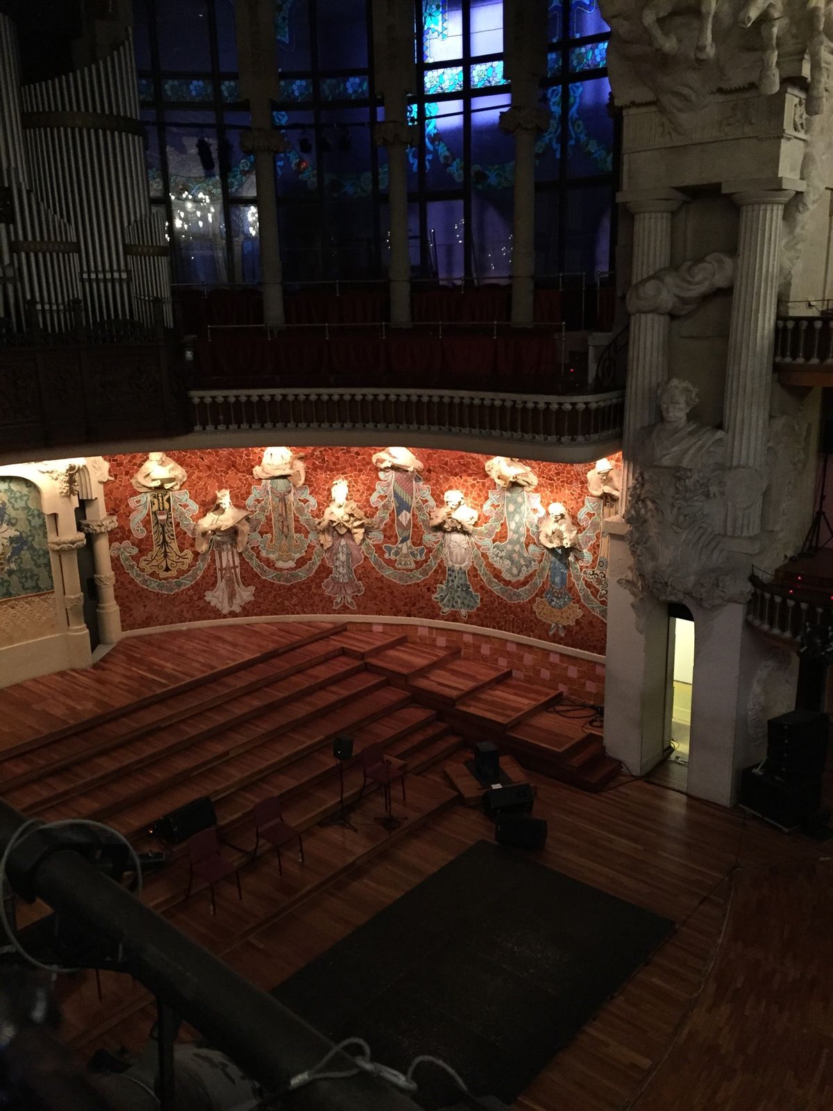 DAY3
カタルーニャ音楽堂にて事前にチケットを買っておいた念願のフラメン...