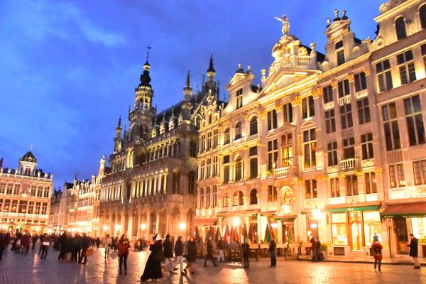 ベルギー・ブリュッセル「ベルギー・ドイツ鉄道の旅」の写真