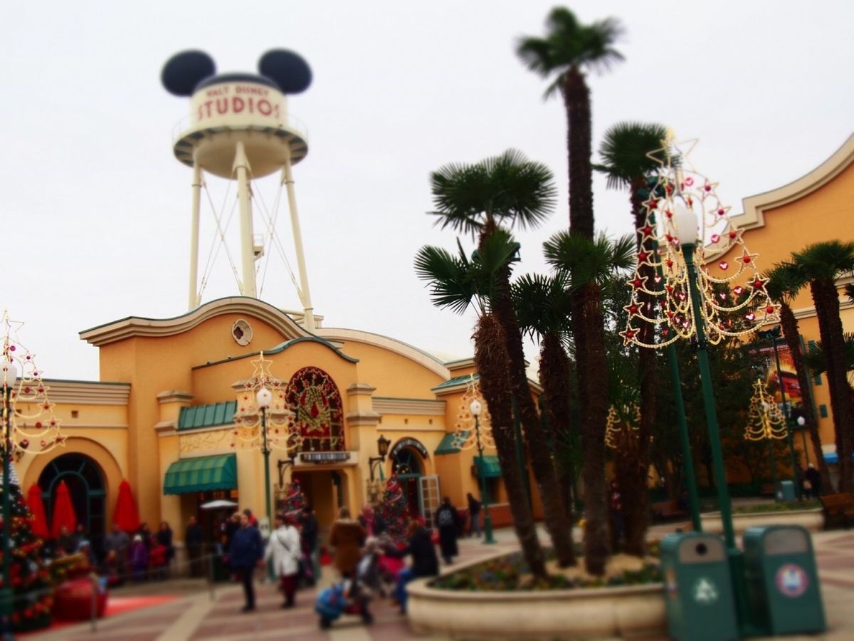 フランス編🇫🇷.
ディズニーランドリゾートパリ🏰
クリスマス仕様でピンクの...