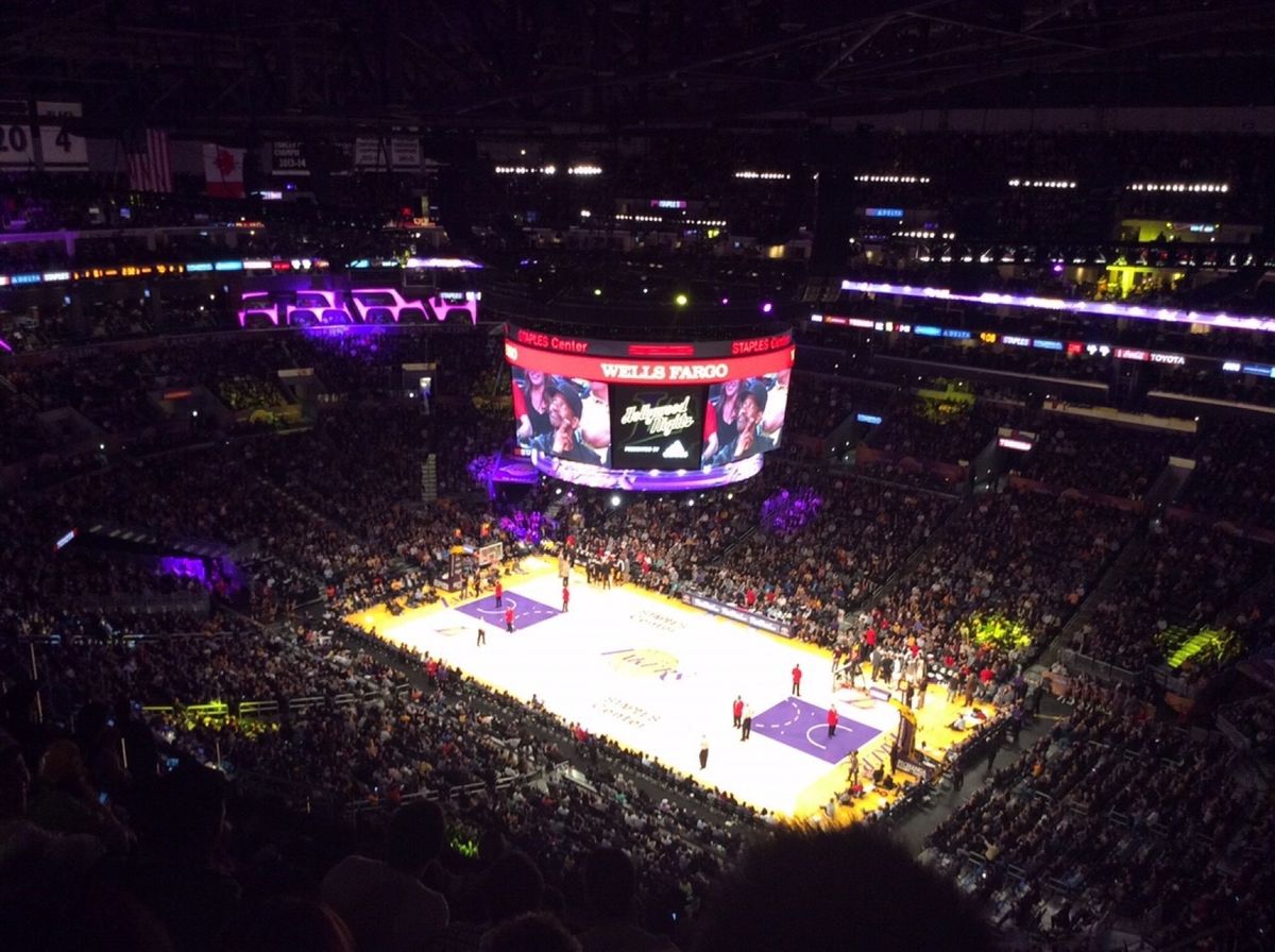 🏀ステープルスセンター.
レイカーズの試合を見に☺︎雰囲気すごかった