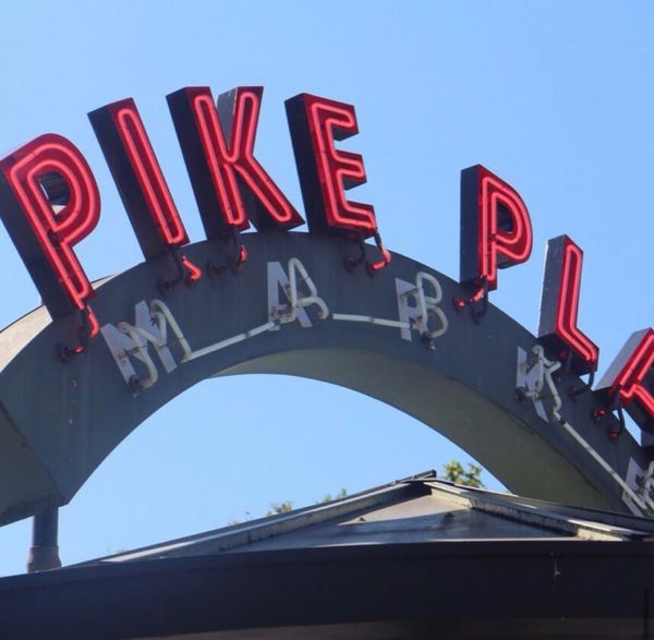 アメリカ(米国)・シアトル「📍Seattle,USA🇺🇸」の写真：pike place market