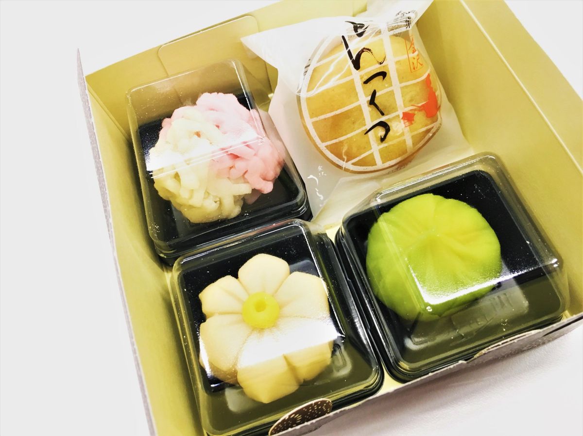 石川県観光物産館にて、和菓子作りに挑戦🔥
季節のねりきりを3種、手作りしま...